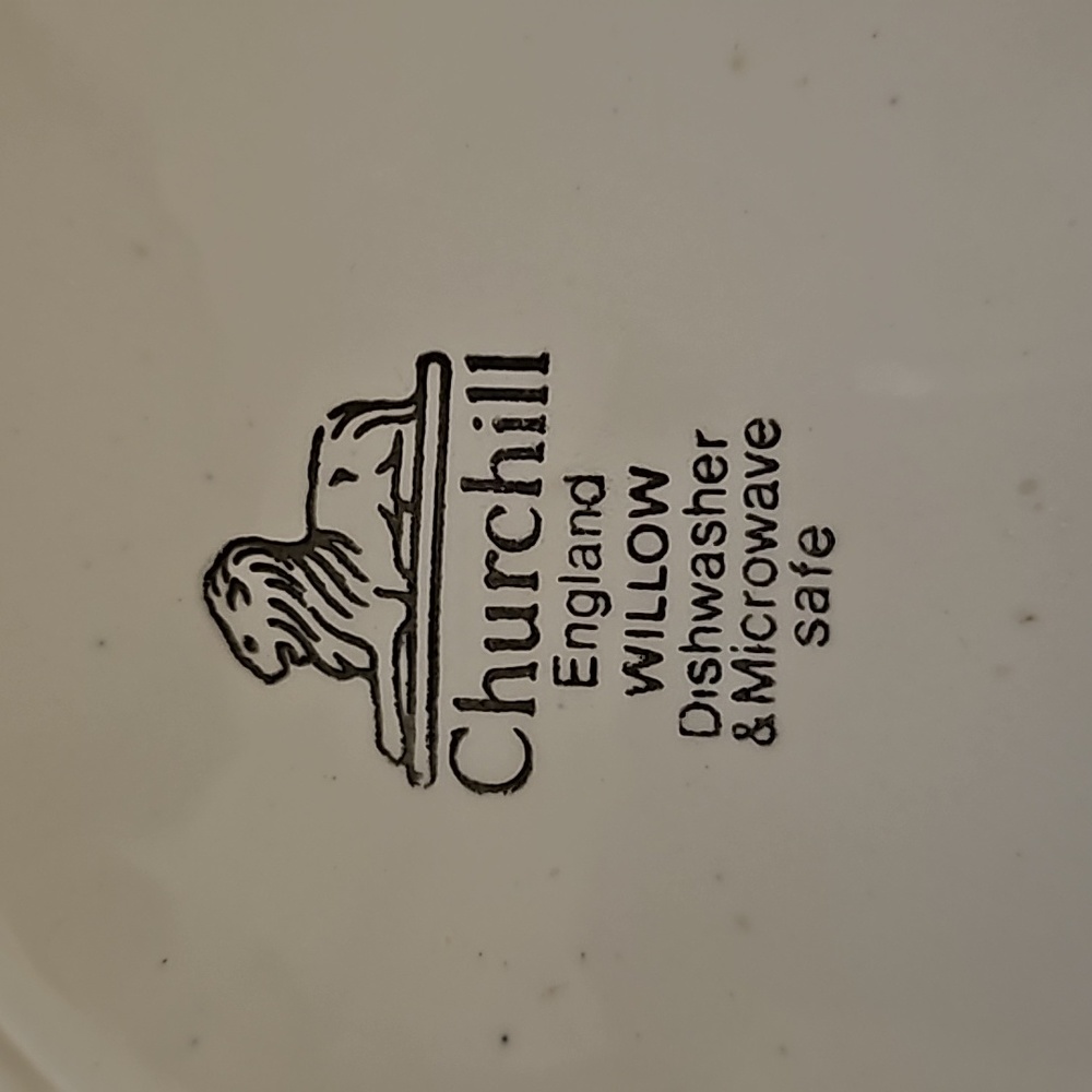 Churchill England Willow Platter 10 1/4 - Picture 3 of 3